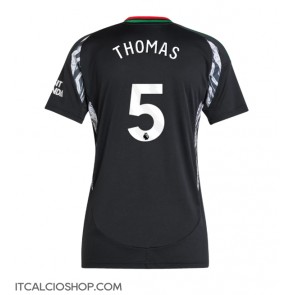 Arsenal Thomas Partey #5 Seconda Maglia Femmina 2024-25 Manica Corta